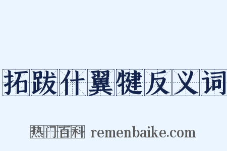 拓跋什翼犍反义词是什么意思的图片